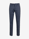 ONLY & SONS Tmavomodré pánske kockované chino nohavice ONLY & SONS Mark