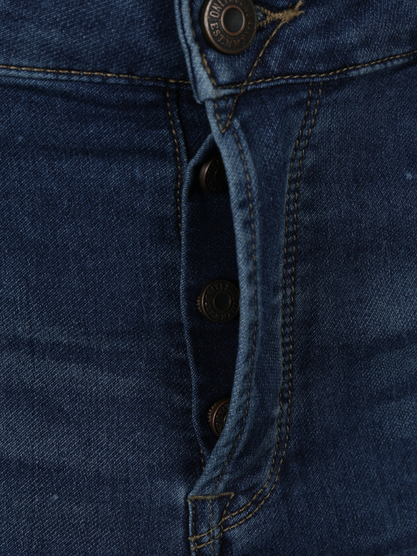 ONLY & SONS Modré úzke džínsy s vyšívaným efektom ONLY & SONS Loom