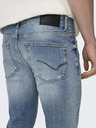 ONLY & SONS Svetlomodré pánske slim fit džínsy ONLY & SONS Loom
