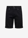 ONLY & SONS Čierne pánske džínsové šortky ONLY & SONS Ply