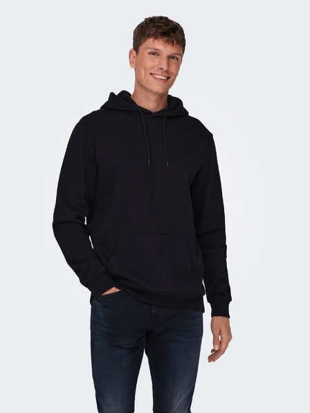 ONLY & SONS Čierna mikina ONLY & SONS Ceres