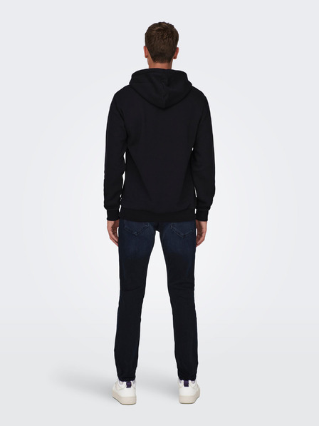 ONLY & SONS Čierna mikina ONLY & SONS Ceres