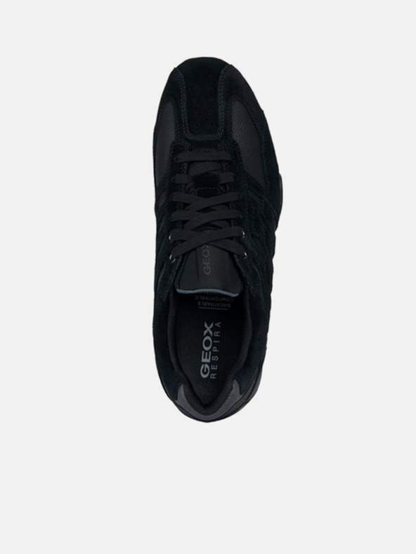 Geox Čierne pánske tenisky Geox Snake
