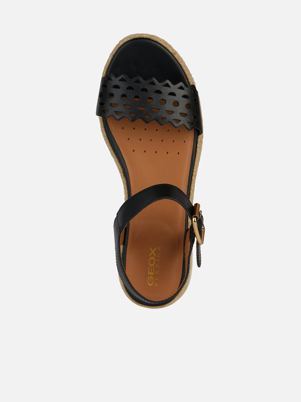 Geox Čierne dámske sandále Geox Eolie