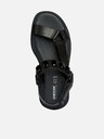 Geox Čierne dámske sandále Geox Spherica EC5W