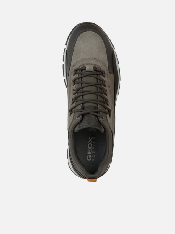 Geox Tmavohnedé pánske tenisky Geox Doray B Abx