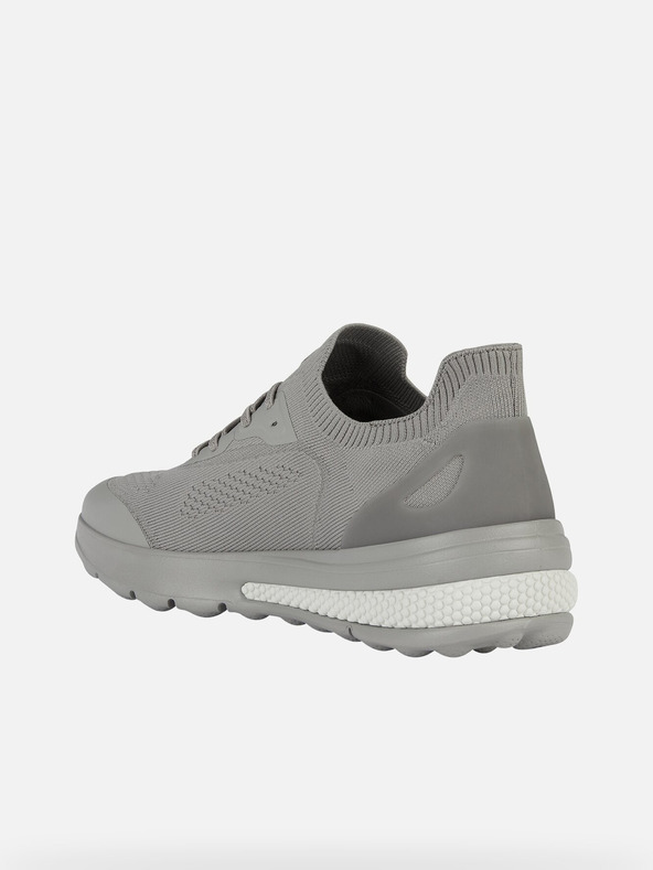 Geox Sivé pánske tenisky Geox Spherica Actif