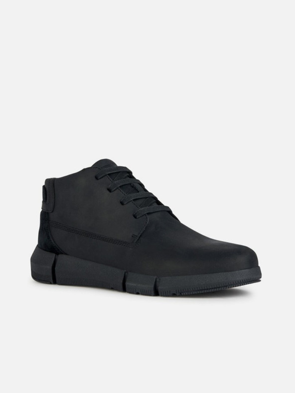 Geox Čierne pánske členkové topánky Geox Adacter H