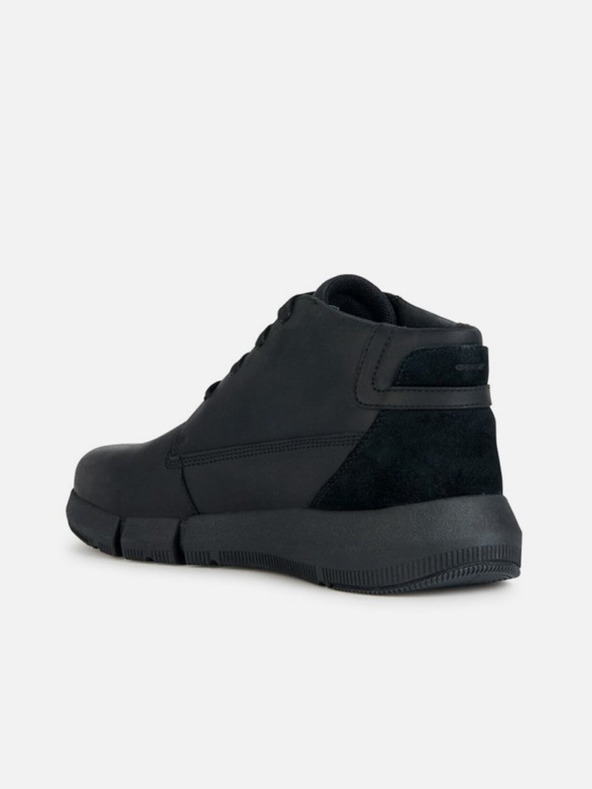 Geox Čierne pánske členkové topánky Geox Adacter H