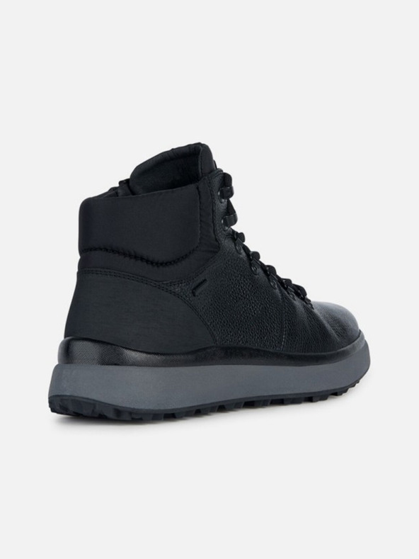 Geox Čierna pánska členková obuv Geox Granito + GRIP B A