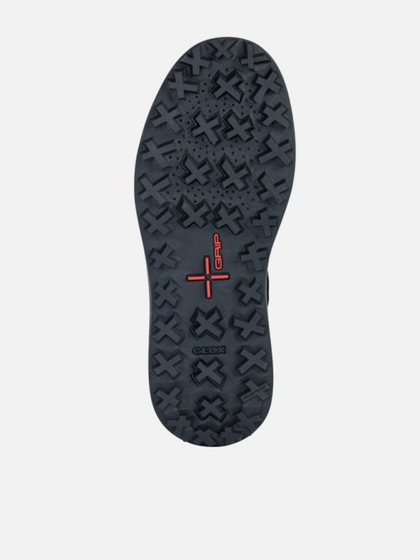 Geox Čierna pánska členková obuv Geox Granito + GRIP B A