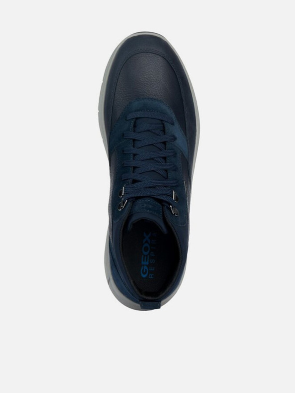 Geox Tmavomodré pánske členkové topánky Geox Spherica 4x4 B Abx
