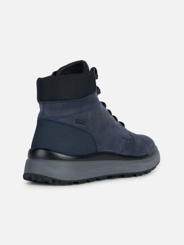 Geox Tmavomodré pánske členkové topánky Geox Granito + Grip B A