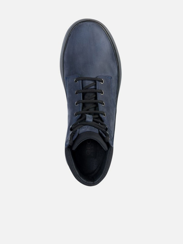 Geox Tmavomodré pánske členkové topánky Geox Granito + Grip B A