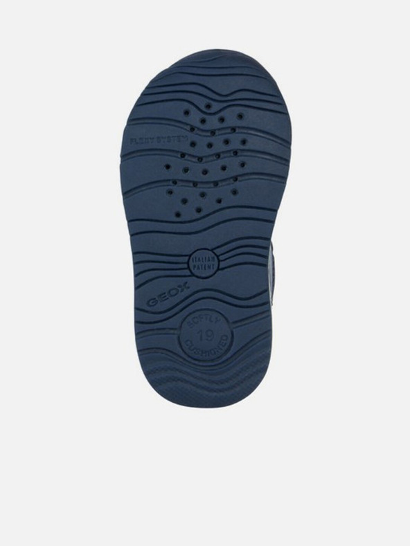Geox Tmavomodré chlapčenské členkové topánky Geox Rishon