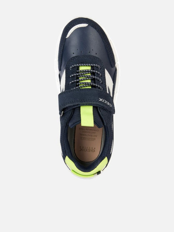 Geox Tmavomodré chlapčenské tenisky Geox Flexyper