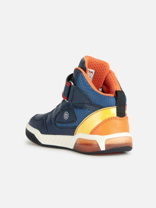 Geox Tmavomodré chlapčenské tenisky Geox Inek