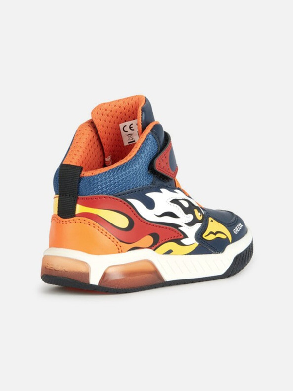 Geox Tmavomodré chlapčenské tenisky Geox Inek