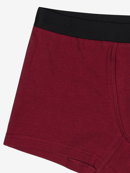 Ombre Clothing Vínové pánske boxerky Ombre Oblečenie