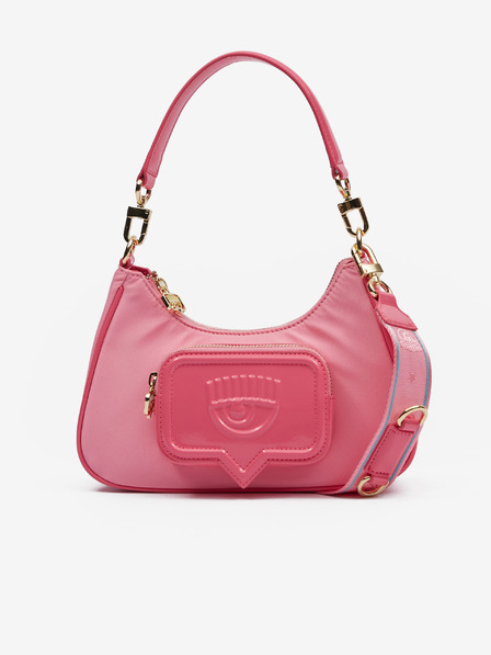 CHIARA FERRAGNI Ružová dámska kabelka CHIARA FERRAGNI Eyelike Pocket Handbag