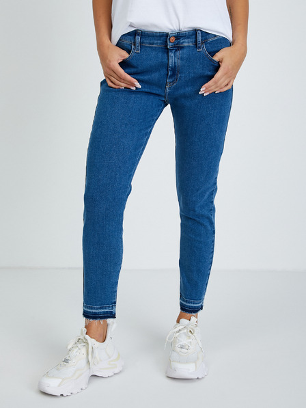 Diesel Diesel Modré dámske džínsy slim fit strihu