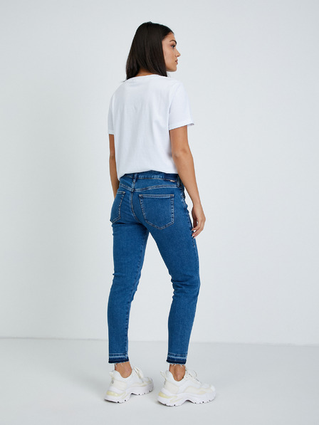 Diesel Diesel Modré dámske džínsy slim fit strihu