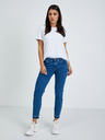 Diesel Diesel Modré dámske džínsy slim fit strihu