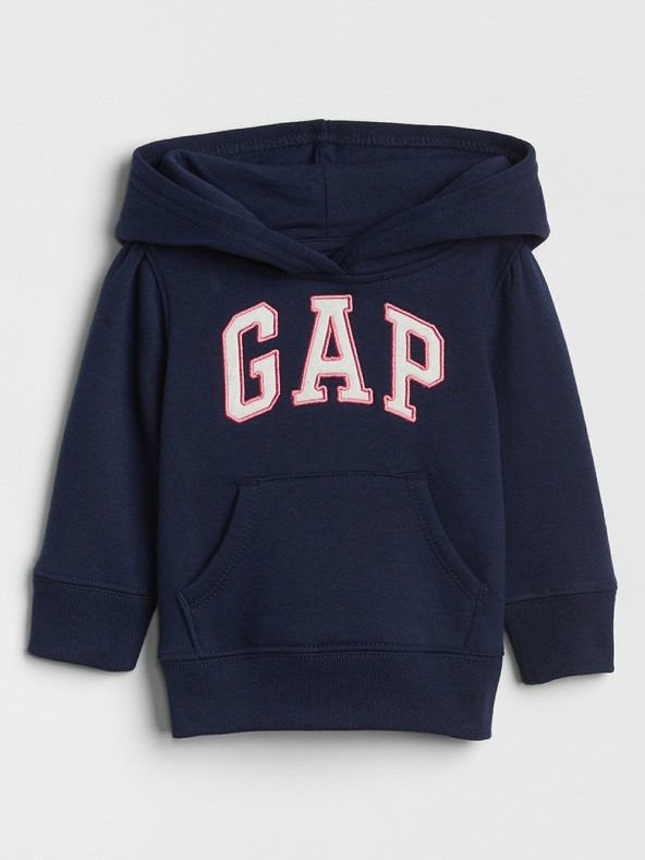 GAP Baby fleecová mikina s logom GAP
