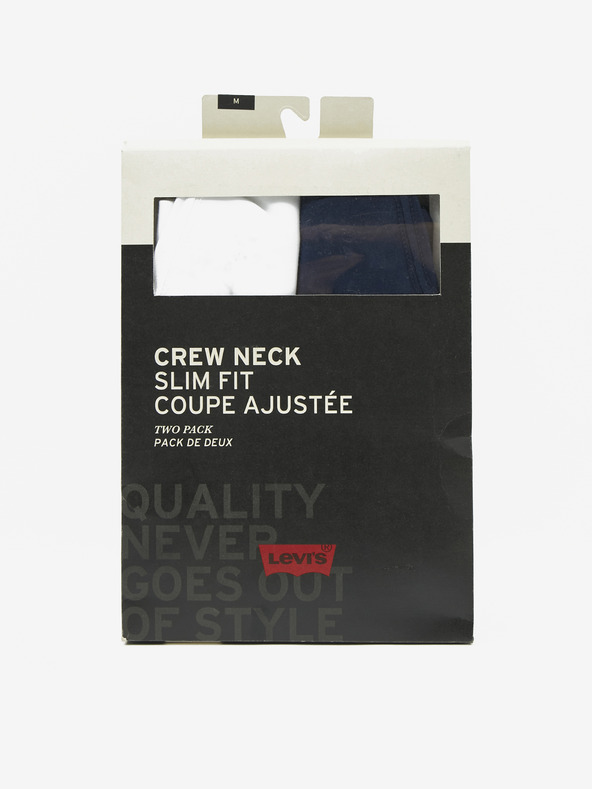 Levi's® Sada dvoch pánskych tričiek Levi's® The Perfect v bielej a modrej farbe