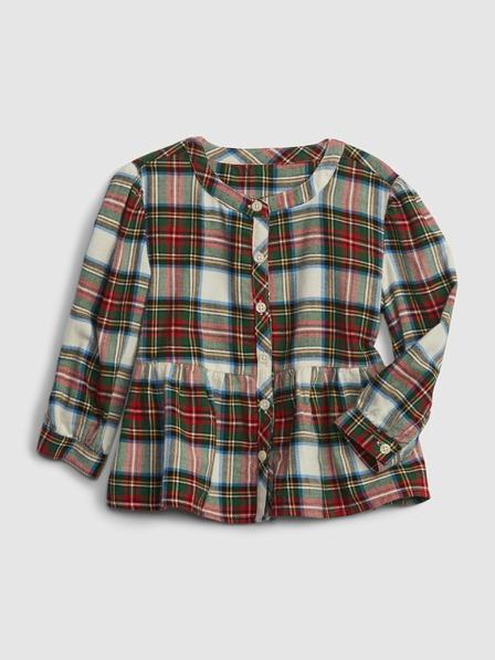 GAP Baby košeľový top peplum GAP