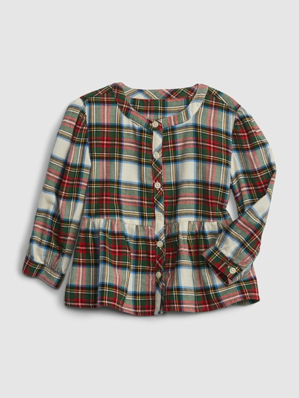 GAP Baby košeľový top peplum GAP