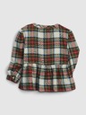 GAP Baby košeľový top peplum GAP