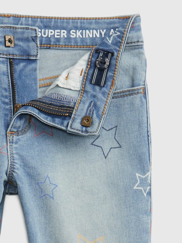 GAP Detské skinny džínsy hviezdy GAP