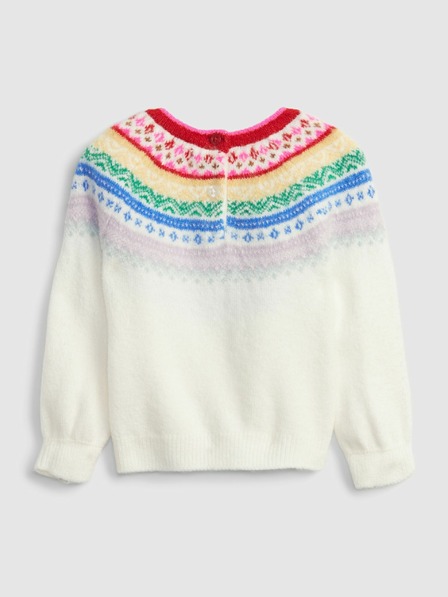 GAP Baby pletený sveter so vzorom GAP