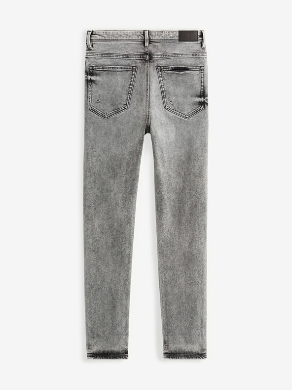 Celio Šedé pánske džínsy Celio Vocarrot3