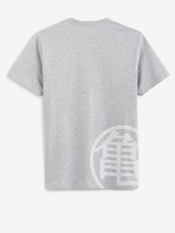 Celio Šedé pánske tričko Celio Dragon Ball Super