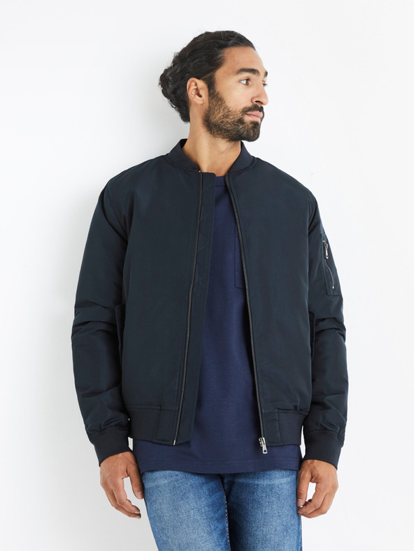 Celio Tmavomodrá pánska bunda Celio Bujames