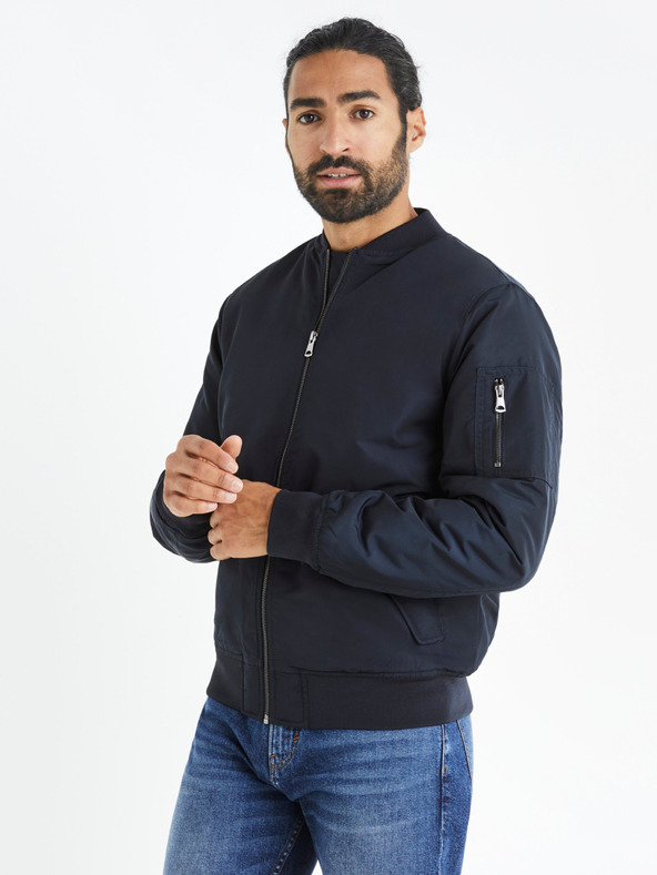 Celio Tmavomodrá pánska bunda Celio Bujames