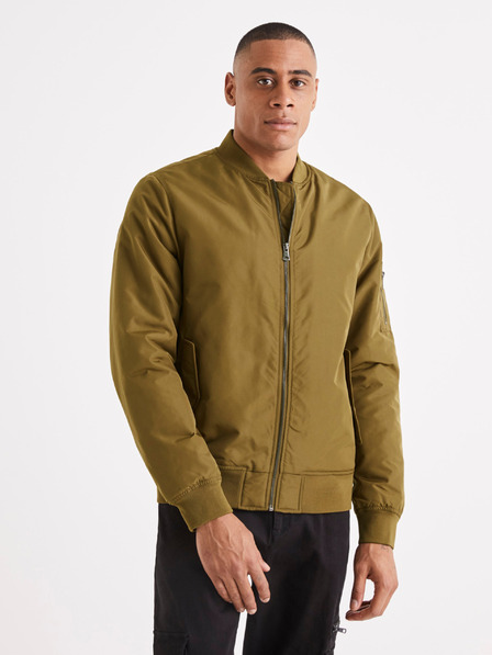 Celio Khaki pánska bunda Celio Bujames