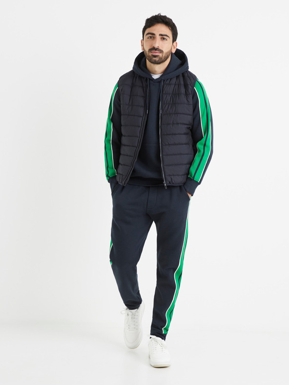 Celio Tmavomodrá pánska mikina Celio Vebandit