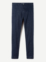 Celio Tmavomodré pánske džínsy slim fit strihu s prúžkom Celio C25