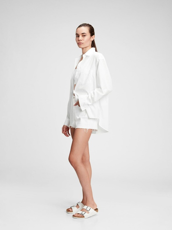 GAP Bavlnená oversize košeľa GAP