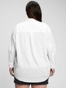GAP Bavlnená oversize košeľa GAP