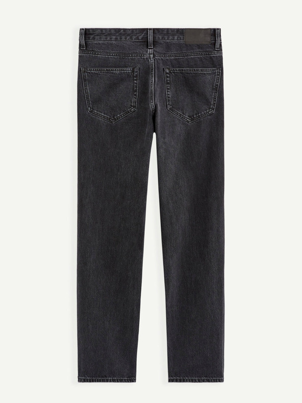 Celio Čierne voľné džínsy Celio C75 Coback4