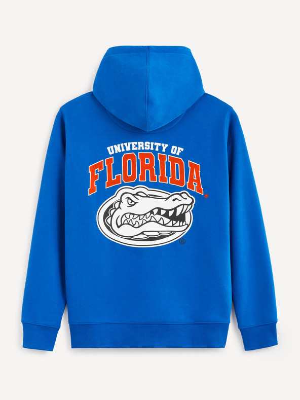 Celio Modrá pánska mikina Celio University of Florida