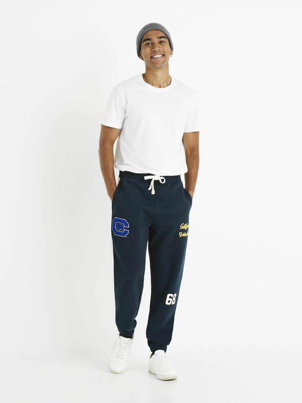 Celio Tmavomodré pánske tepláky Celio California Golden Bears