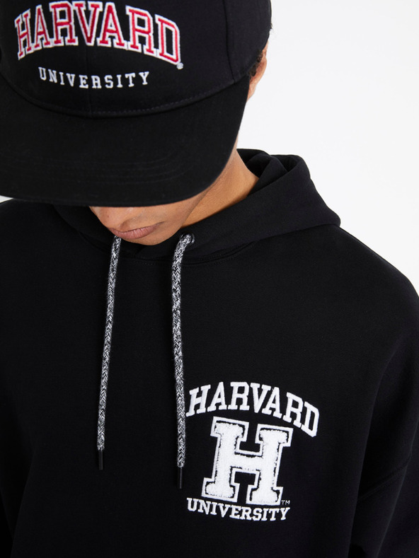 Celio Čierna pánska mikina Celio Harvardská univerzita