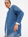 GAP Džínsová košeľa oversize GAP