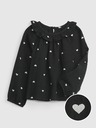 GAP Baby mušelínový top s volánikom GAP