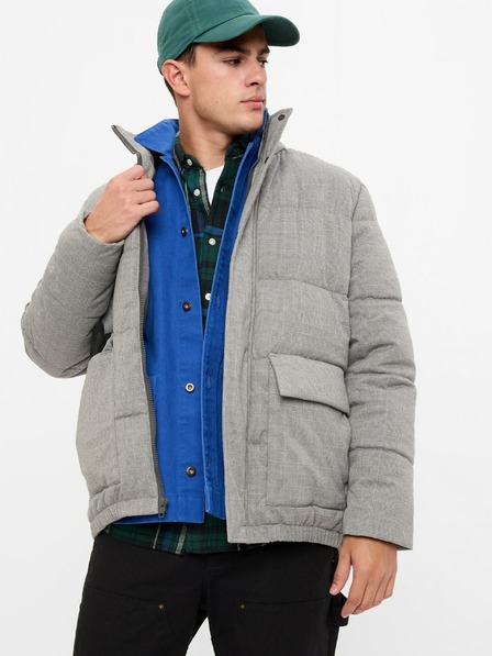 GAP Prešívaná bunda na zips GAP